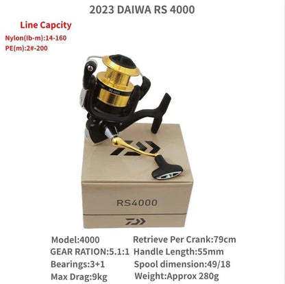 2023 Daiwa RS 500 1000-C 1000 2000 2500 3000-C 4000 Spining Fishing Reel - petguardiansupplies