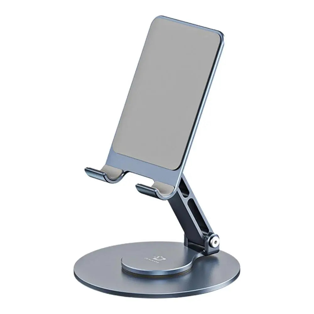 Desk Phone Holder Aluminum Alloy Foldable Mobile Phone Desktop Holder Anti Slip Phone Holder Cradle Dock Thick Case Stand For - petguardiansupplies