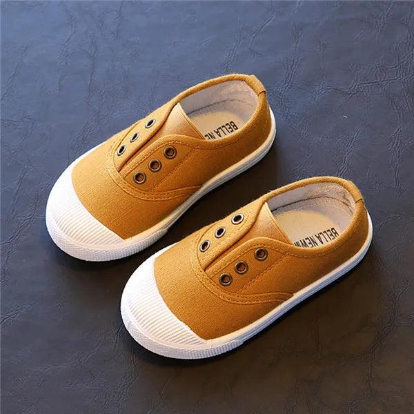 New Spring Summer Kids Shoes For Boys Girls Insole 13.5-18CM Candy Color Children Casual Canvas Sneakers Soft Fashion Sneakers - petguardiansupplies