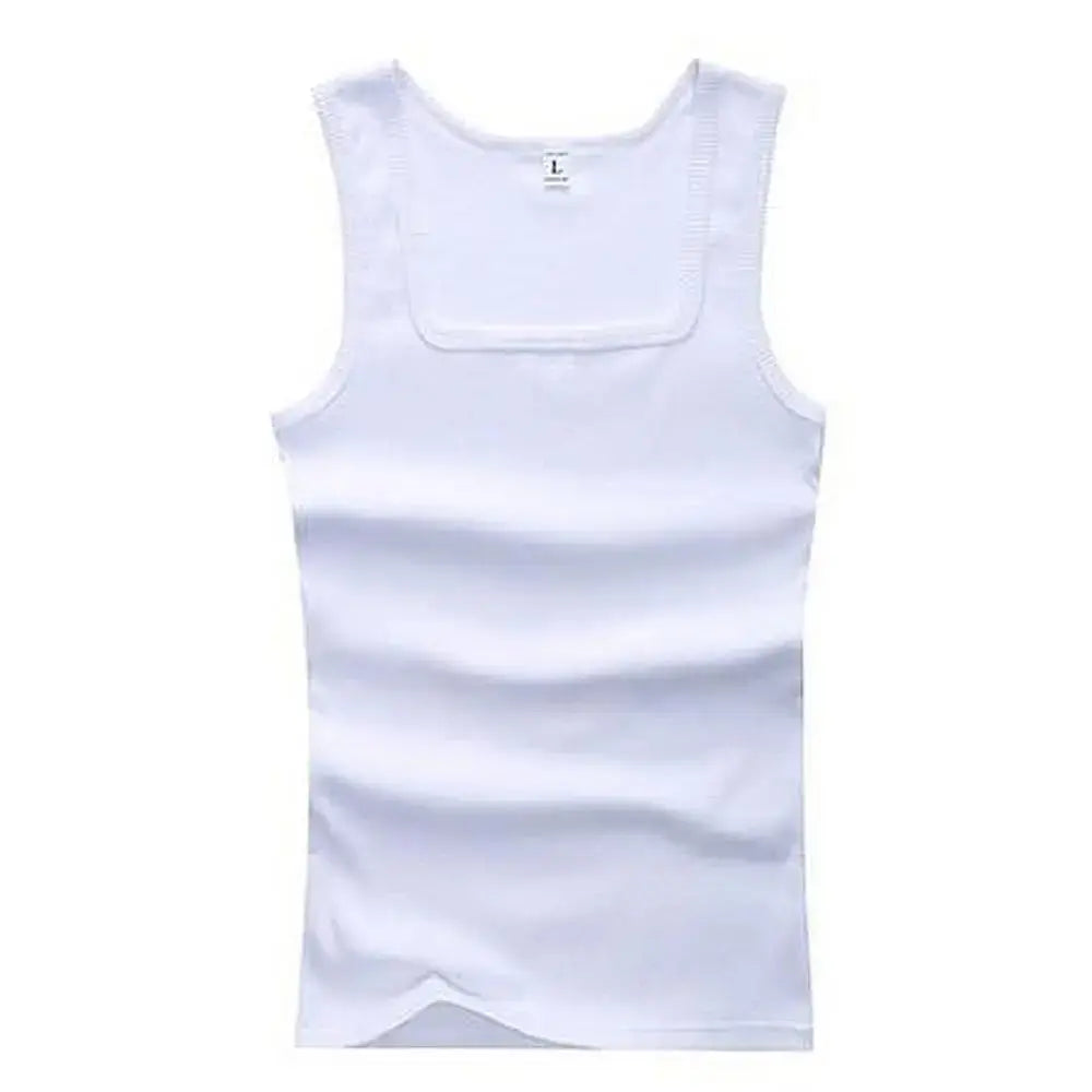 Hot Sale Summer Male clothes Women Basic Elastic tank top Pure Cotton Sleeveless Men's t-shirt Bodybuilding Fitness T-shirt - petguardiansupplies