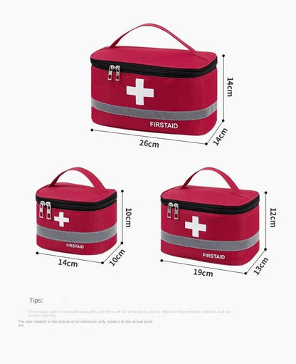 First Aid Kit Medicine Storage Bag Portable Outdoor Rescue Bag Household Children's Large Capacity Medical Kit Storage Organizer - petguardiansupplies