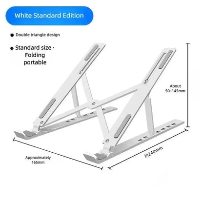 Adjustable Laptop Stand Cooling and Elevation Desktop Holder Portable Universal Laptop Stand for Home Office Desk - petguardiansupplies