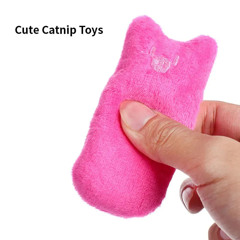 Teeth Grinding Catnip Toys Cute Funny Interactive Plush Teeth Grinding Relaxation Cat Chewing Vocal Toy Bite-resistant Pet Toys - petguardiansupplies