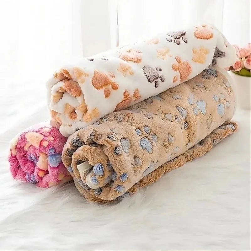 Pet Bed Mat Cute Warm Cover Towel Handcrafted Cat Dog Fleece Soft Blanket for Small Medium Large dogs Puppy Pet Supplies ﻿ - petguardiansupplies