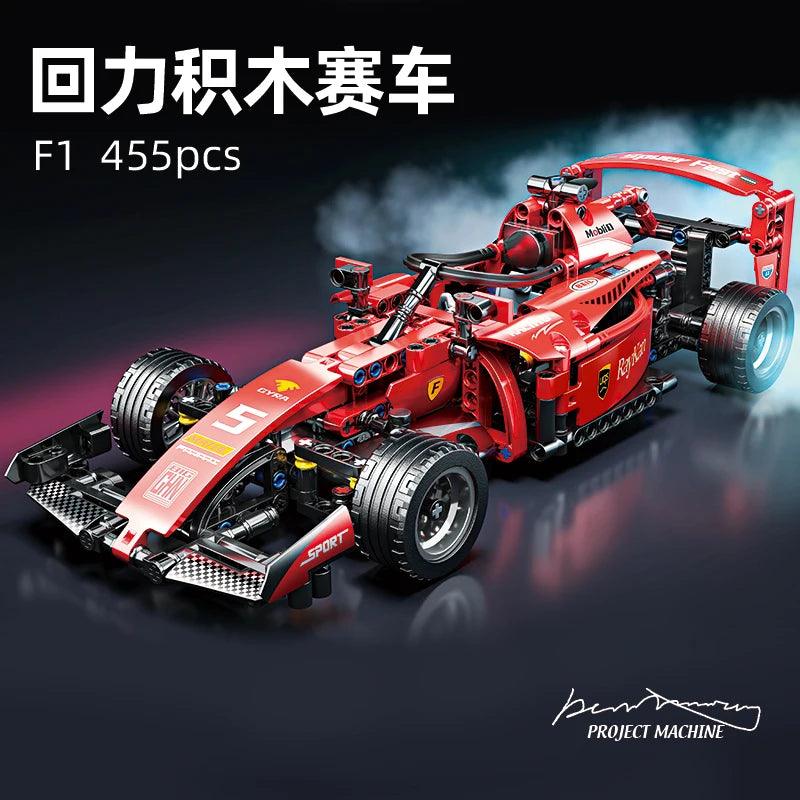 ToylinX F1 RC Race Cars Building Sets MOC Remote Control Car Building Blocks Car Cool Collectible Model Car Kits Building Toys - petguardiansupplies