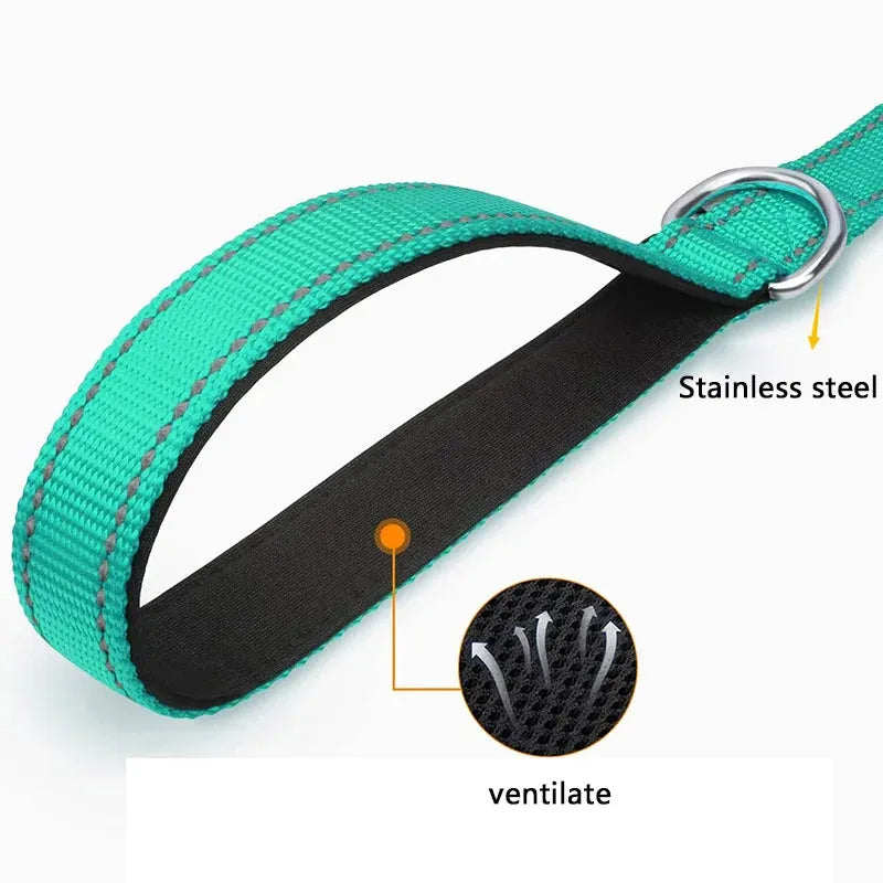 Cats Dogs Harness Collar Lead Strap Night Reflection Dog Pet Towing Rope 1.2/1.5/1.8m Guard Rope Pet Walking Training Leash - petguardiansupplies