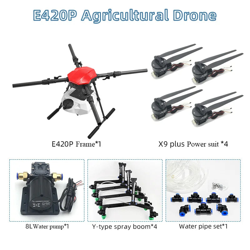 EFT E420P 20L 20kg Agricultural spray frame kit four-axis Folding Quadcopter with Hobbywing X9 plus power system - petguardiansupplies