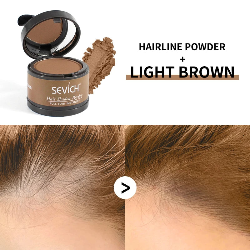 Water Proof hair line powder in hair color Edge control Hair Line Shadow Makeup Hair Concealer Root Cover Up Unisex Instantly - petguardiansupplies