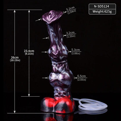 NYOTA Large Knot Anal Plug Squirting Dog Dildos For Women Men Anus Dilator Vagina Masturbator Silicone Penis Adult Erotic Toy - petguardiansupplies