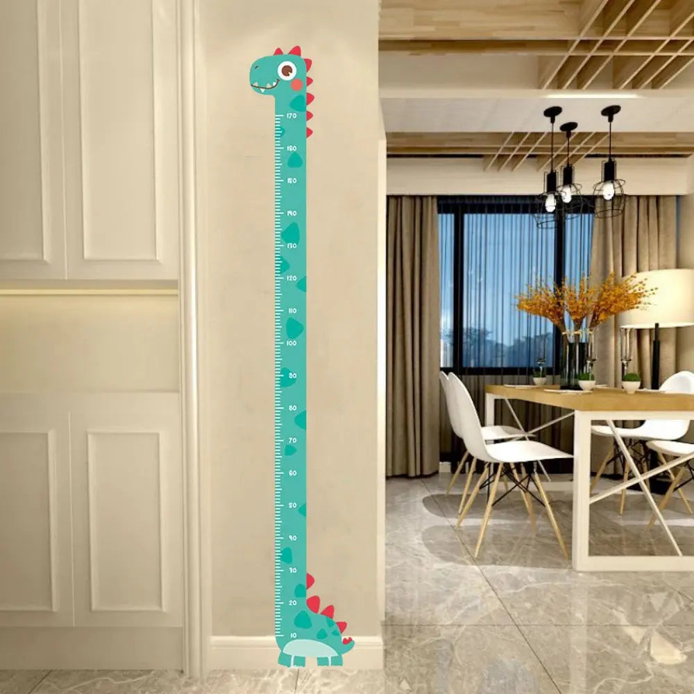 Cute Cartoon Height Sticker Unicorn Dinosaur Giraffe Wall Height Measuring Ruler Stickers For Kids Room Kindergarten Decor - petguardiansupplies