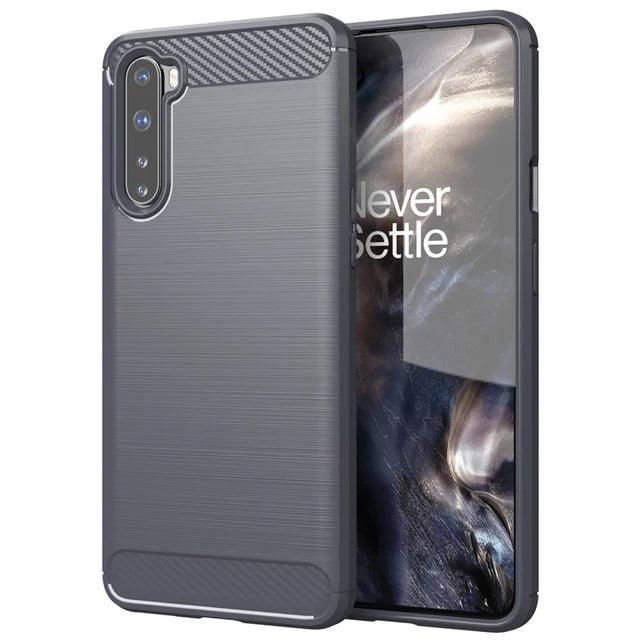 OnePlus Nord 8 NORD Z AC2001 AC2003 Carbon fiber Cover Phone Case Bumper Case for Oneplus 8 Nord Phone Cover Shockproof Bumper - petguardiansupplies