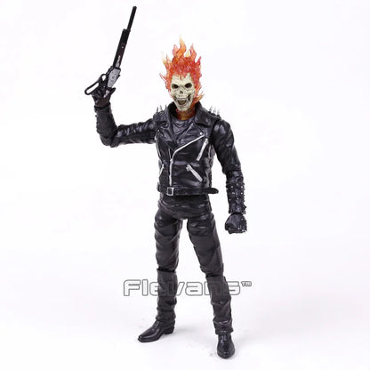 Ghost Rider Johnny Blaze PVC Action Figure Collectible Model Toy - petguardiansupplies