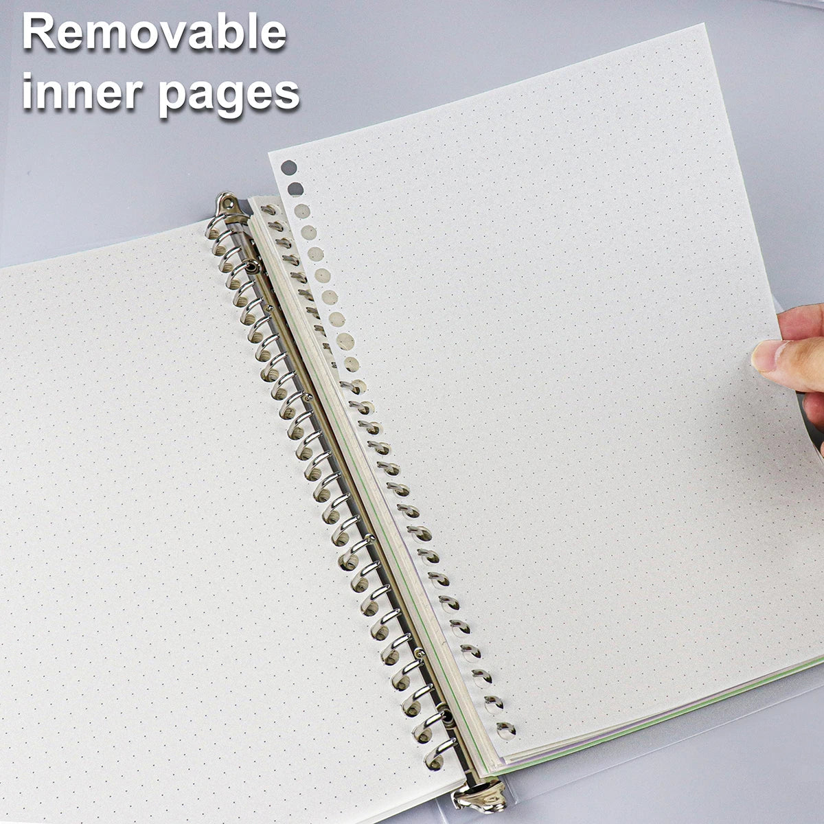 A4/B5/A5 Loose Leaf Refill Binder Notebook Blank/Line/Grid/Cornell Replacable Metal Ring Office&School Supplies Stationery - petguardiansupplies