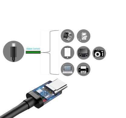 Fast Charging Type C USB Heavy Duty Universal Phone Charger Data Cable Lead - petguardiansupplies