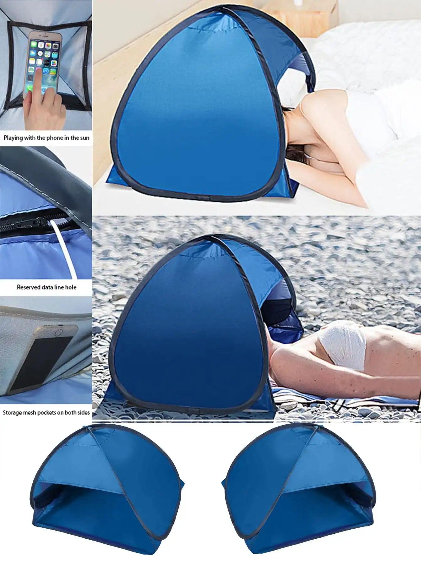 1PC Mini shade tent Shading dome Sunbathing camping Beach personal face protection tent Sunshade - petguardiansupplies