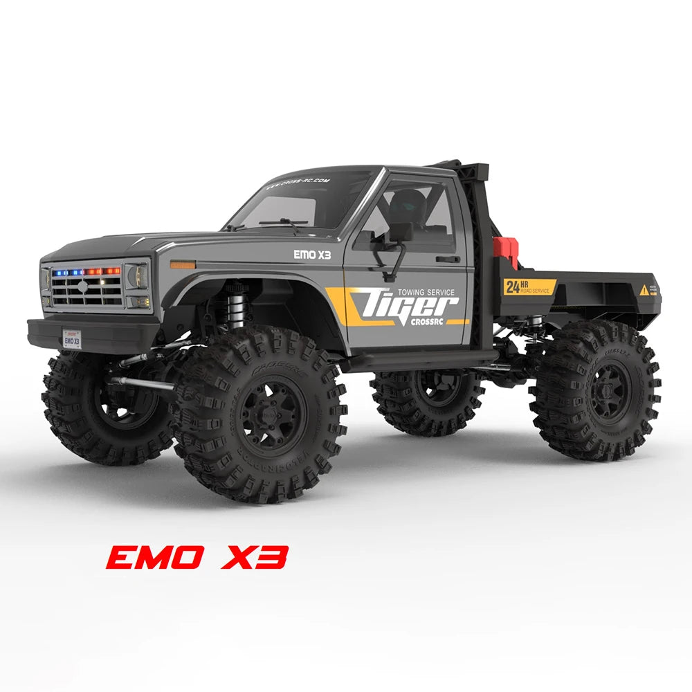 NEW CROSSRC EMO X3 Northeastern Tigers 1/8 RC Electric Remote Control Model Car Crawler Road Rescue Vehicle - petguardiansupplies