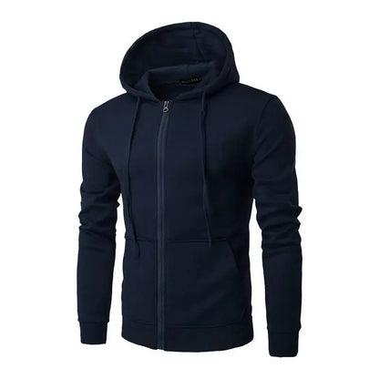 Autumn Men Sweatshirts Long Sleeve Jacket Hoodie Zipper Closure Jacket Male Hoodies Sweatshirt Slim Fit Male Clothing - petguardiansupplies