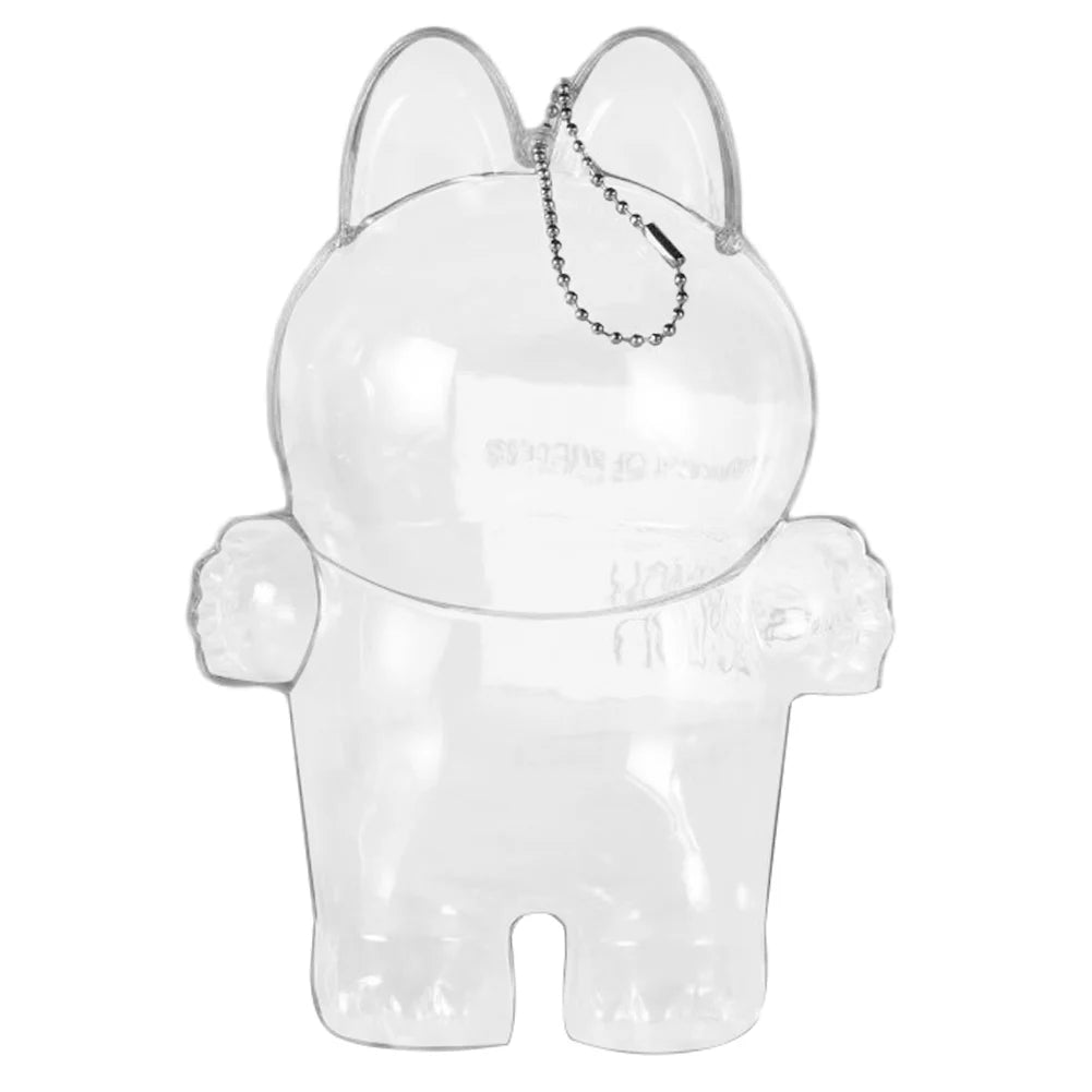 Labubu Transparent Protective Cover Monster Toy Cute Display Cover for Party Dolls - petguardiansupplies