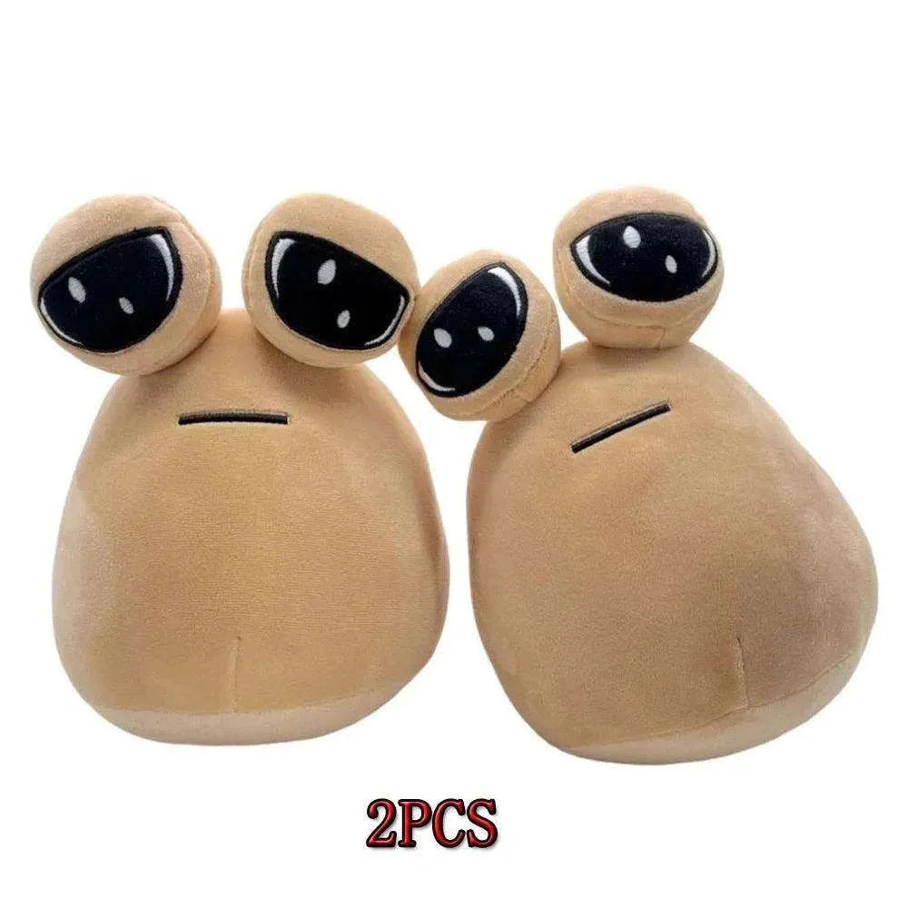 22cm Hot Game My Pet Alien Pou Plush Toy Furdiburb Emotion Alien Plushie Stuffed Animal Pou Doll Birthday Christmas Gift - petguardiansupplies