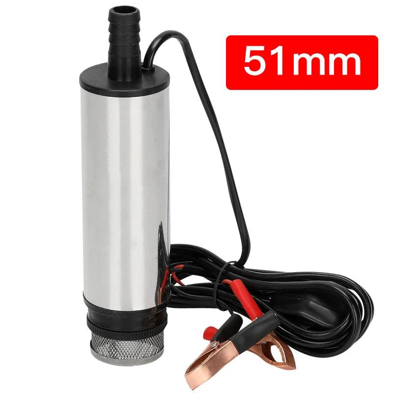 12L/min 30L/min 12V 24V 220V Electric Submersible Oil Pump For Car Diesel Kerosene Fuel Transfer Water Suction Pump 12 24 V Volt - petguardiansupplies