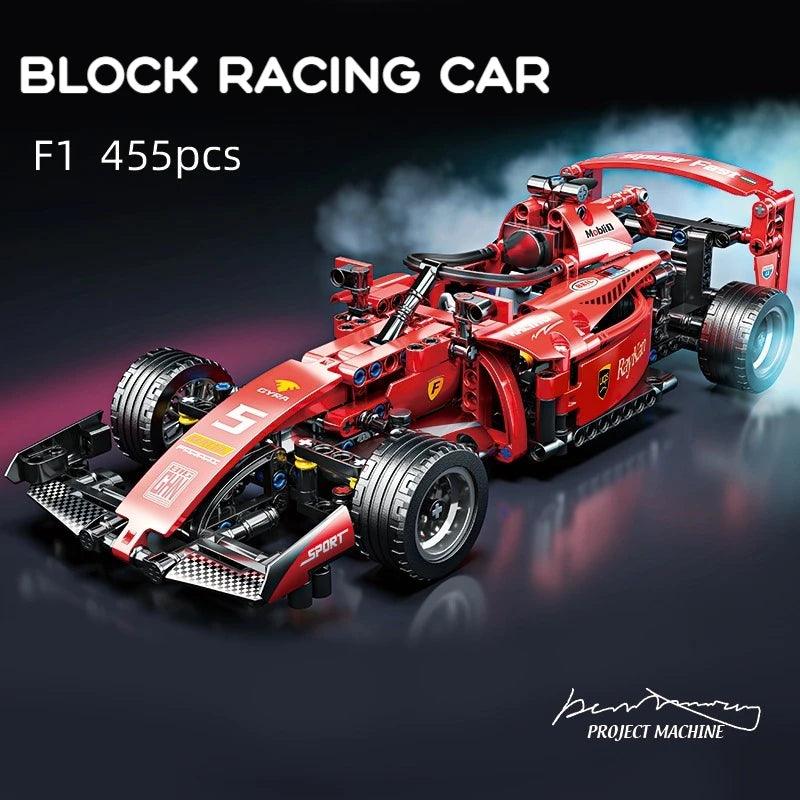 ToylinX F1 RC Race Cars Building Sets MOC Remote Control Car Building Blocks Car Cool Collectible Model Car Kits Building Toys - petguardiansupplies