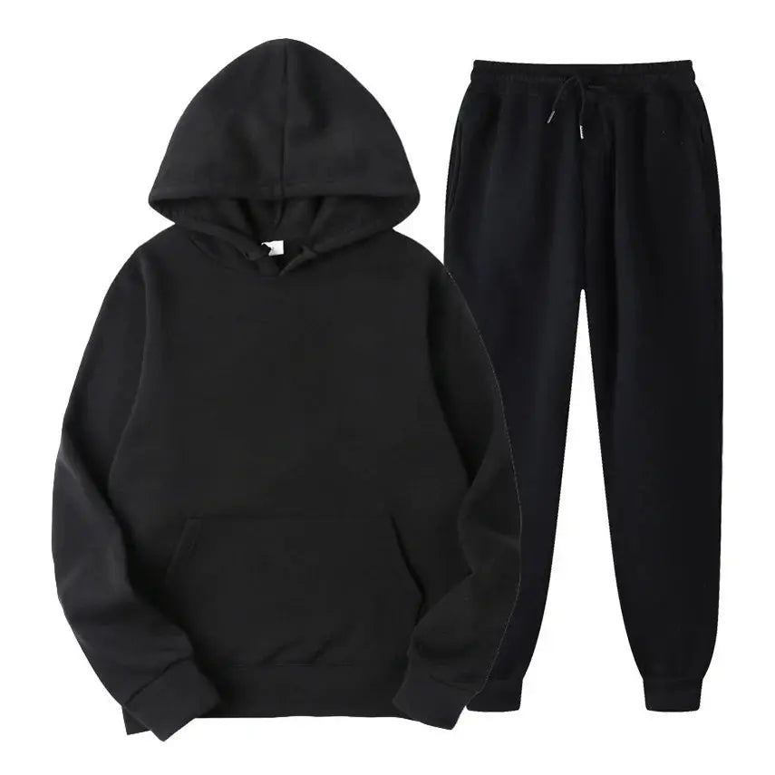 2022 Autumn And Winter Fashion Brand Men Tracksuit New Men's Hoodies + Sweatpants Two Piece Suit Hooded Casual Sets Male Clothes - petguardiansupplies