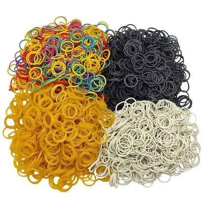 1000 pieces/lot Elastic Rubber Band For Small Dog High Elasticity Dog Hair Accessories Colorful Pet Hair Band Diameter 0.59 inch - petguardiansupplies