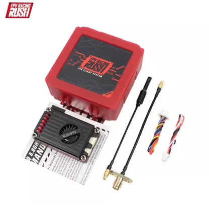 Rushfpv Rush TANK MAX SOLO 5.8GHz 2.5W High Power 48CH VTX Video Transmitter Cooling Fan CNC Shell For Long Rang RC FPV Drone - petguardiansupplies