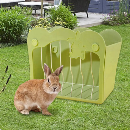 Rabbit Hay Feeder for Cage Guinea Pig Hay Feeder Container Food Feeding Manger for Ferret Small Animal Bunny Hamster Chinchillas - petguardiansupplies