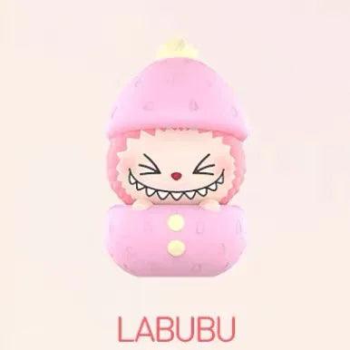 POPBean Strawberry Series Dimoo Skullpanda Pucky Molly Crybaby Sweet Bean Zsiga Labubu Pino Crybaby Action Figure Doll Toys - petguardiansupplies