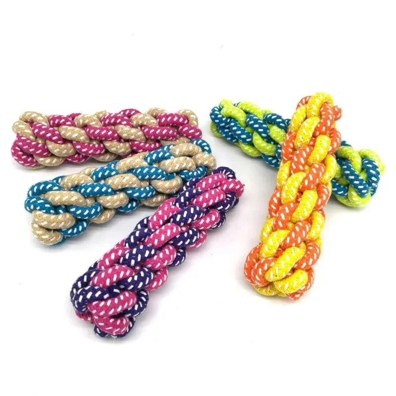 Pet Dog Toys for Large Small Dogs Toy InteractiveCotton Rope Mini Dog Toys Ball for DogsAccessories Toothbrush Chew Puppy Toy - petguardiansupplies