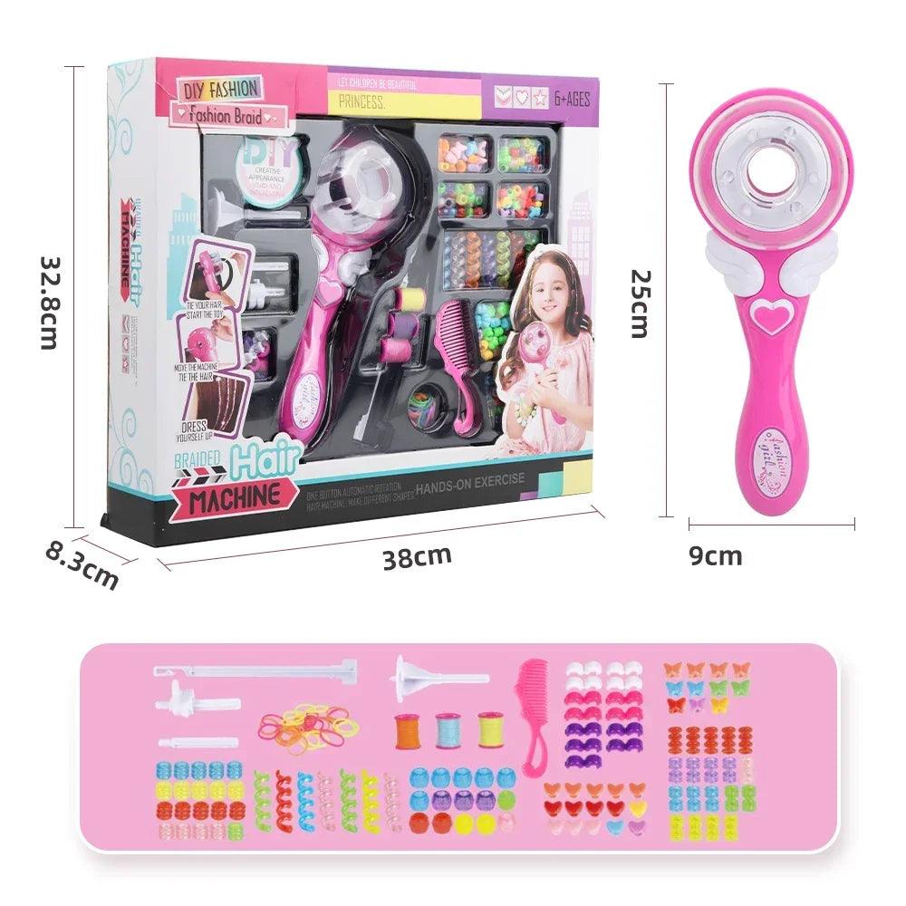 Electric Automatic Hair Braider DIY Braiding Hairstyle Tools Twist Braider Machine Hair Braid Weave Toys For Girl Child Gifts - petguardiansupplies