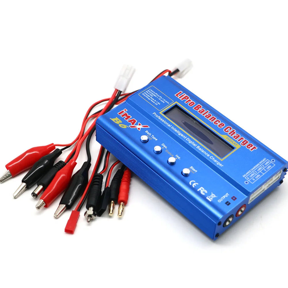 IMAX B6 80W Battery Charger Lipo NiMh Li-ion Ni-Cd Digital Lipro Balance Charger Discharger + AC Power 12V 5A Adapter For Rc Car - petguardiansupplies