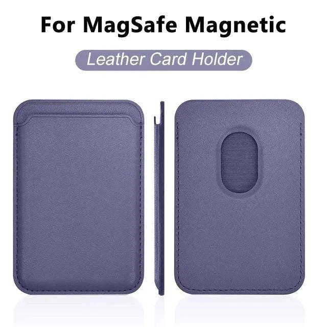 For Magsafe Magnetic Wallet Phone Case For iPhone 14 13 12 Pro Max Leather Card Holder Bag For iPhone 13 mini Cover Accessories - petguardiansupplies