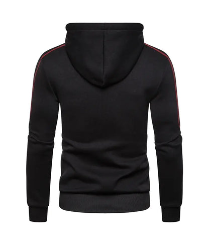 Men's Hoodie Black White Army Green Red Hooded Color Block Fleece Cool Casual Winter Clothing Apparel Hoodies Sweatshirts - petguardiansupplies