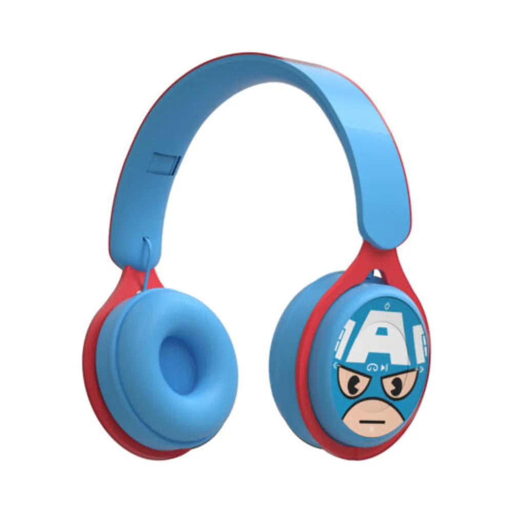 Cartoon Kids Headphones Wireless Headset American Captain Bluetooth Earphone UK - petguardiansupplies