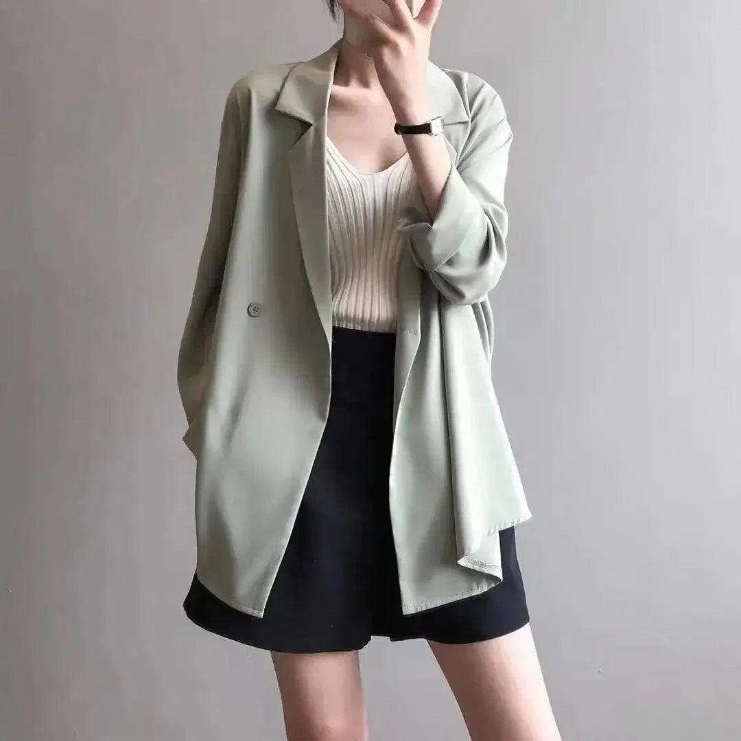 Women's Loose-fit Design Sensibility Western-style Jacket Spring/summer Thin Design British Style Sun Protection Small Suit - petguardiansupplies