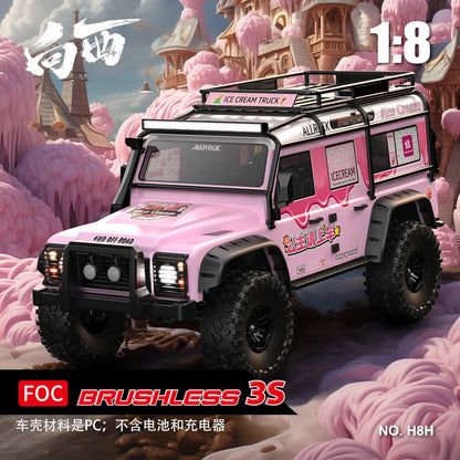 New MJX 1/8 FOC Sensory Brushless H8H Westward ALLLOCK The Defender Simulation Climbing Model RC Car 2S/3S - petguardiansupplies