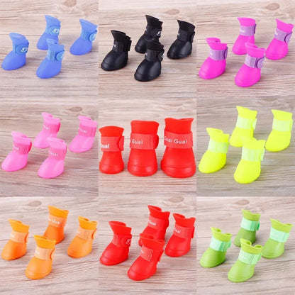 Hot Sale Summer Pet Dog Shoes Waterproof Pet Rain Shoes for Dog Puppy Rubber Boots Durable Shoes - petguardiansupplies