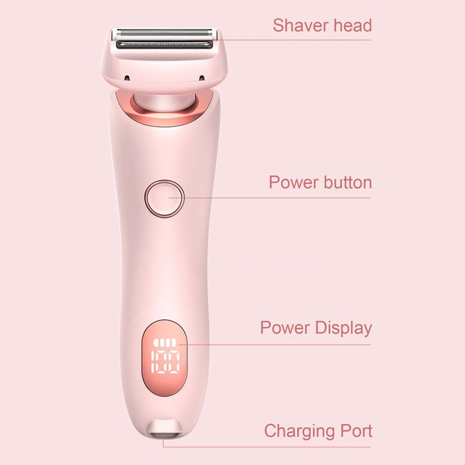 Home Electric Shaver Ladies Underarm Whole Body Hair Removal Private Shaver Dense Shaving Blade Electric Hair Removal Instrument - petguardiansupplies