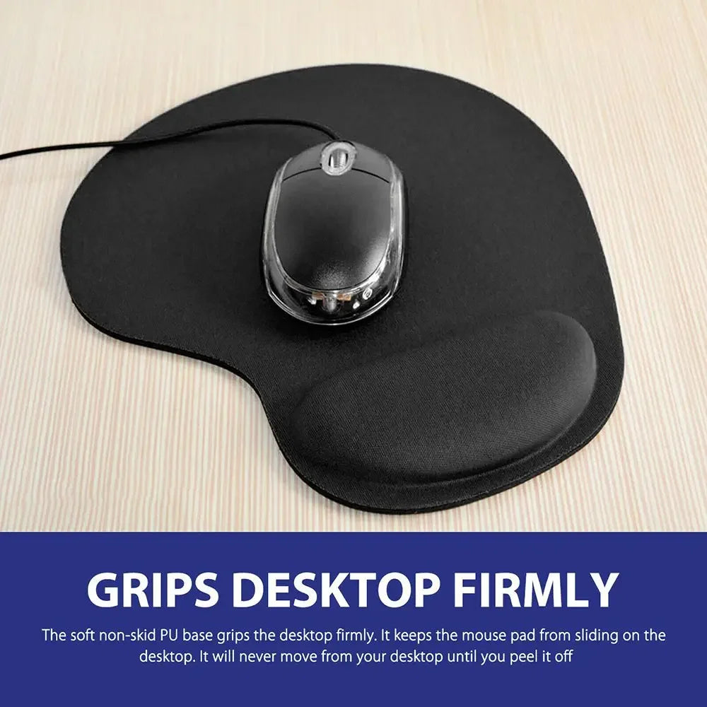 Ergonomic Wrist Rest Mouse Pad Comfortable Wrist Support Non Slip Mice Mat Soft Mousepad For PC Laptop Computer - petguardiansupplies