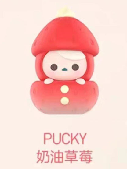 POPBean Strawberry Series Dimoo Skullpanda Pucky Molly Crybaby Sweet Bean Zsiga Labubu Pino Crybaby Action Figure Doll Toys - petguardiansupplies