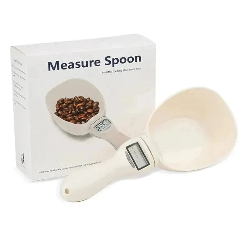 Pet Food Measuring Spoon Scale, Kitchen Digital Food Measuring Spoon, Suitable for Cat and Dog Food Measuring Spoon - petguardiansupplies