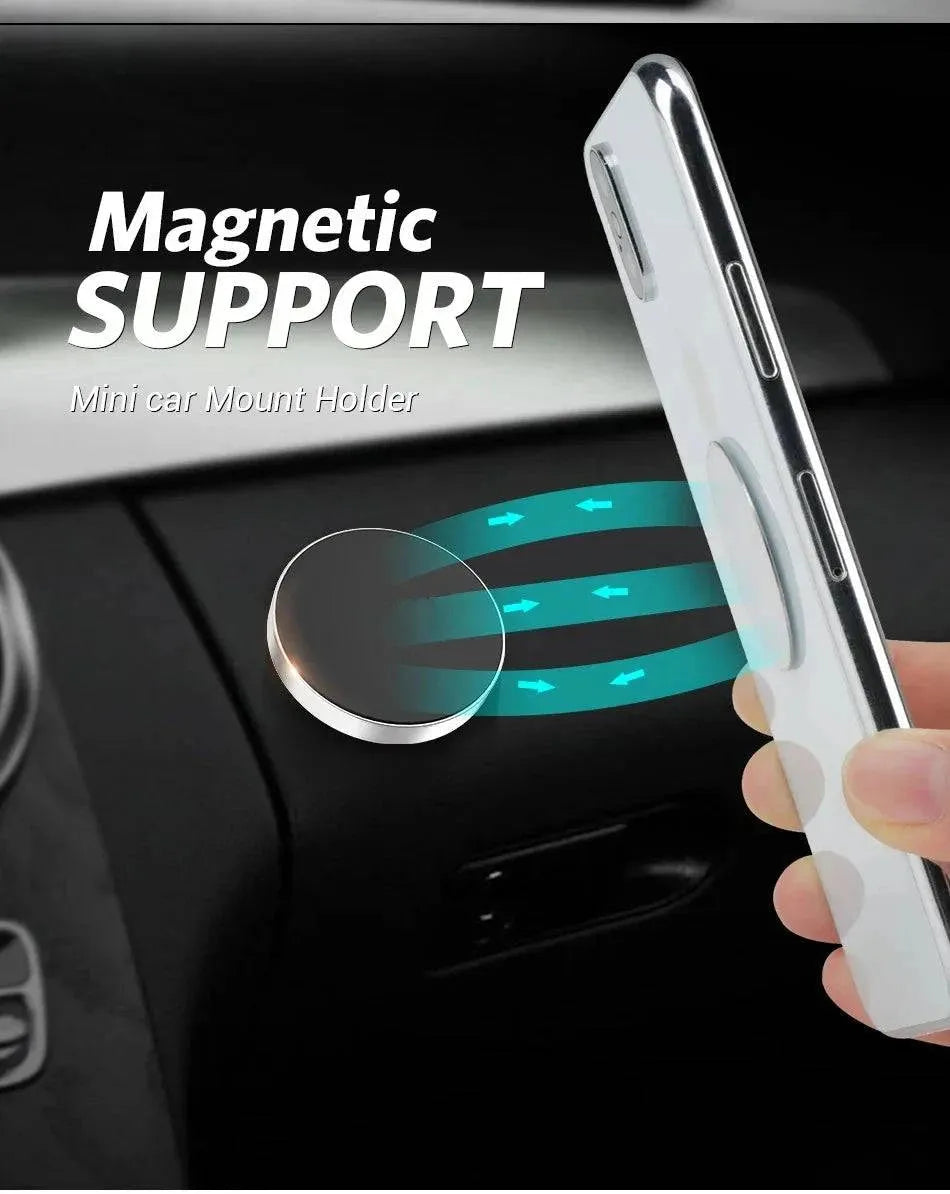 Magnetic Phone Car Holder Universal Magnetic Mount Bracket Stick on Car Dashboard Wall for iPhone Xiaomi Huawei Car Phone Holder - petguardiansupplies