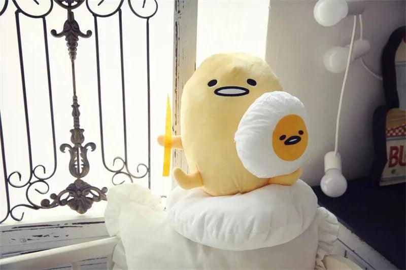 Cute Gudetama Plush Toy - Soft Cuddly Stuffed Hug Doll Plushies - petguardiansupplies