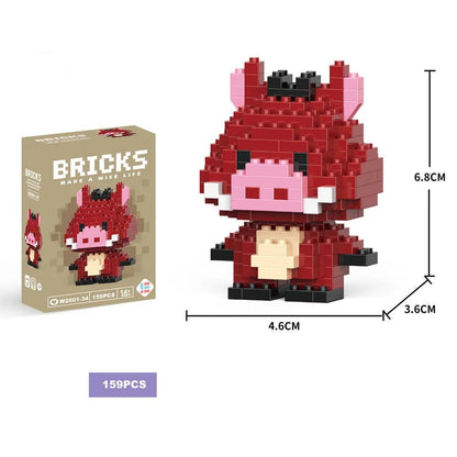 Building Blocks Kuromi Anime Figure Melody Cartoon Kids Toys Blocks for Lego Cute Hello Kitty Particles Assembled Blocks - petguardiansupplies