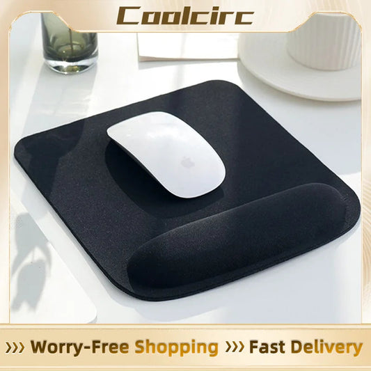 Coolcirc Computer Game Mouse Pad Large Thickened Eva Ergonomic Mousepad Wrist Pad Non-Slip Mouse Mats For Office Accessories - petguardiansupplies