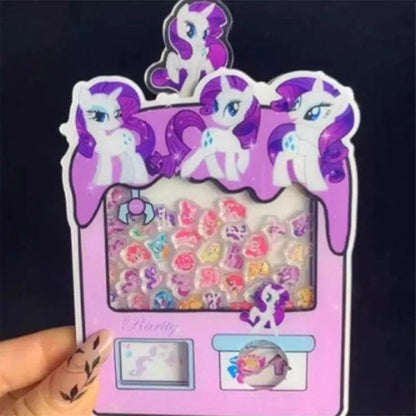 Kawaii My Little Pony Backpack Pendant Fluttershy Pinkie Pie Rainbow Dash Cartoon Anime Desktop Ornament Accessories Gifts Toys - petguardiansupplies