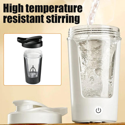 Electric Automatic Mixing Cup Portable Whey Protein Shaker Bottle USD Rechargeable Fully Automatic Stirring Cup For Home - petguardiansupplies