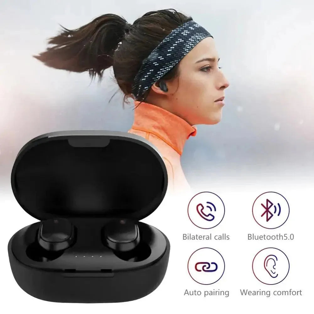 2023 A6S TWS Wireless Bluetooth Headphones Sport in Ear Earphone With Microphone Mini Pods Earbuds Noise Cancelling Headsets - petguardiansupplies